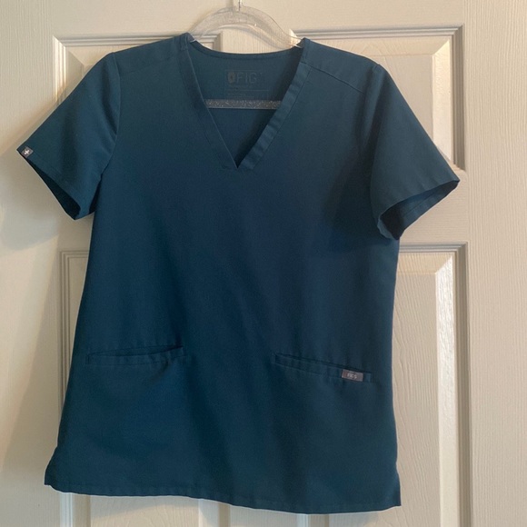 Figs Tops Caribbean Blue Figs Casma 3 Pocket Scrub Top Poshmark